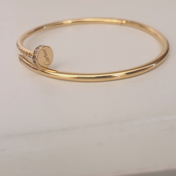 Cartier Jewelry - Cartier Nail Bangle with diamond